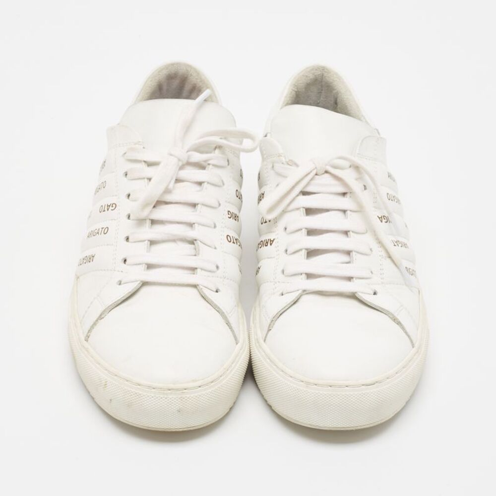 Axel Arigato White Leather Low Top Sneakers Size 43 View 3